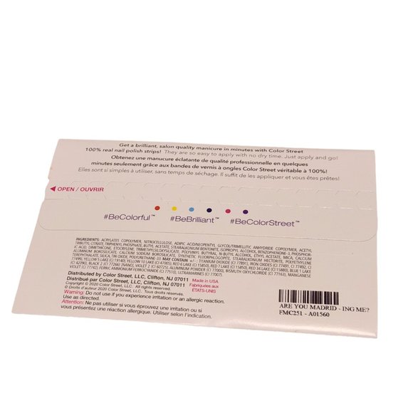 New Unopened Color Street Nail Strips - Solid Dark Pink - Picture 2 of 2